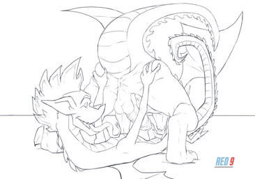 69_position anthro anus balls bent_over butt digitigrade duo erection fellatio forked_tongue genitals glans humanoid_genitalia humanoid_penis long_tail long_tongue lying male male/male membrane_(anatomy) membranous_wings non-mammal_balls nubbed_penis nude on_back oral penile penis perineum prehensile_tongue raised_tail selfcest sex spread_butt spreading square_crossover straddling tail tongue wings red-9 american_dragon:_jake_long asian_mythology disney east_asian_mythology mythology jake_long dragon eastern_dragon mythological_creature mythological_scalie scalie absurd_res hi_res line_art signature