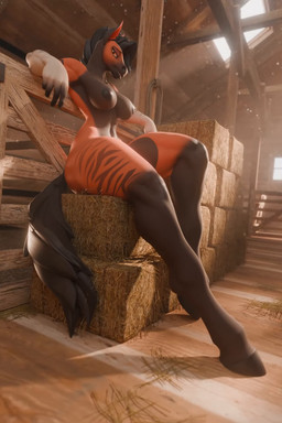 animal_genitalia animal_penis anthro areola barn big_breasts black_areola black_nipples breasts brown_body brown_breasts dark_hair depth_of_field dust_motes equine_genitalia equine_penis female genitals inside leaning leaning_on_object leaning_on_wall looking_at_viewer looking_down looking_down_at_viewer low-angle_view multicolored_body muscular muscular_anthro muscular_female nipples orange_body orange_eyes penis sitting smile smiling_at_viewer solo two_tone_body fever-dreamer leodamodeler_(modeler) marcia_(leodamodeler) equid equine horse mammal 2:3 3d_(artwork) animated digital_media_(artwork) hi_res no_sound short_playtime video