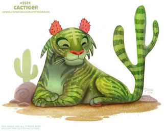ambiguous_gender cactus eyes_closed feral humor pawpads plant pun rock simple_background solo text visual_pun whiskers white_background piper_thibodeau elemental_creature felid flora_fauna mammal pantherine tiger 2019 digital_media_(artwork) digital_painting_(artwork) painting_(artwork) url