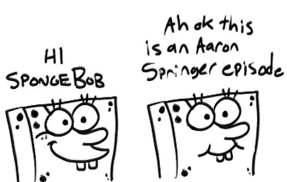 anthro buckteeth commentary eyelashes interjection male puffed_cheeks simple_background smile style_emulation teeth text tooth_gap what white_background nescartridges_(artist) nickelodeon spongebob_squarepants spongebob_squarepants_(character) aquatic sea_sponge 2025 black_and_white character_name english_description english_text monochrome sketch