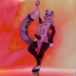 abstract_background animal_genitalia animal_penis anthro ball_tuft balls belly_nipples blue_body blue_eyes blue_fur blue_spots clothing crotch_tuft dancing ear_piercing erection fangs feline_genitalia feline_penis fingerless_gloves fur furgonomics furry-specific_piercing genital_piercing genitals gloves handwear hybrid_genitalia hybrid_penis industrial_piercing knot knotted_feline_penis knotted_penis latex latex_clothing latex_gloves latex_handwear latex_legwear latex_thigh_highs legwear looking_at_viewer male multi_nipple navel navel_piercing nipple_piercing nipples nude nude_anthro nude_male penile_spines penis piercing pole pole_dancing pose presenting presenting_penis purple_body purple_flesh purple_fur purple_spots sheath sheath_piercing solo spots teeth thigh_highs tongue tongue_out tuft vrchat_model white_body white_fur somesnowleopard blender_eevee felid mammal pantherine snow_leopard 1:1 3d_(artwork) absurd_res blender_(artwork) digital_media_(artwork) hi_res pinup