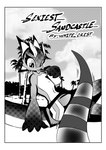 anthro beverage clothing duo male screentone solo swimwear tropics white_crest_(artist) taboo_tails_(copyright) eraxa_(character) oasis_(character) allosaurid allosaurus dinosaur ornithischian pachycephalosaurid pachycephalosaurus prehistoric_species reptile scalie theropod absurd_res hi_res monochrome