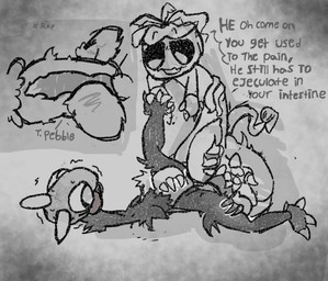 dialogue duo feral forced male male/male pain rape sex text young young_male starzumo blushcrunch_studio dandy's_world roblox gourdy_holloway pebble_(dandy's_world) canid canine elemental_creature humanoid mammal 2025 absurd_res digital_media_(artwork) english_text hi_res