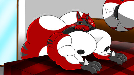 anal anal_penetration anthro bedroom big_butt big_muscles big_pecs butt huge_muscles huge_pecs hyper hyper_muscles male muscular muscular_anthro muscular_male nipples object_in_ass pecs penetration sex_toy sex_toy_in_ass sex_toy_insertion solo tongue tongue_out vibrator vibrator_in_ass nintendo pokemon generation_3_pokemon generation_4_pokemon hybrid_pokemon lucario pokemon_(species) sharpedo 16:9 animated widescreen