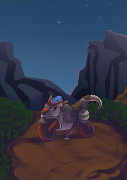 anthro blush bodily_fluids clenched_teeth dripping drooling fur fused_legs genital_fluids genitals inanimate_transformation looking_pleasured machine male motorcycle night nude penis precum precum_drip saliva simple_background solo teeth tire transformation vehicle vehicle_transformation tafy_tail nintendo pokemon ricky_rooyote animate_inanimate eeveelution generation_1_pokemon jolteon kangaroo living_machine living_vehicle macropod mammal marsupial pokemon_(species) absurd_res hi_res story story_in_description