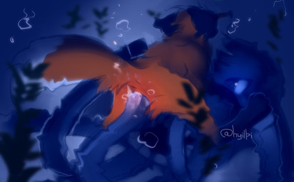 anus duo female female_penetrated feral fur genitals humanoid_genitalia humanoid_genitalia_on_feral humanoid_vulva humanoid_vulva_on_feral orange_body orange_fur penetration tentacle_in_vagina tentacle_penetration tentacles underwater vaginal vaginal_penetration vulva water hyilpi microsoft minecraft mojang xbox_game_studios vixy_(hyilpi) aquatic canid canine cephalopod coleoid decapodiform fox fox_(minecraft) mammal mollusk red_fox squid_(minecraft) true_fox digital_media_(artwork) signature