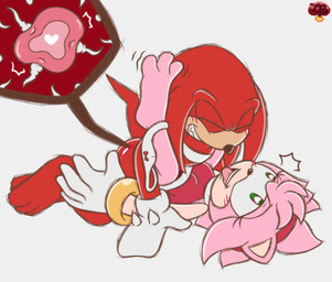 anthro blush clenched_teeth clothed clothing clothing_around_one_leg dress duo eyes_closed feet female fingers from_front_position fur gloves hair handwear heart_pupils impregnation lying male male/female missionary_position on_back open_mouth orgasm orgasm_face ovum panties panties_around_one_leg panties_down partially_clothed penetration pink_body sex simple_background smile sperm_cell tail teeth toes tongue tongue_out underwear underwear_around_one_leg underwear_down vaginal vaginal_penetration ladycherrybomba sega sonic_the_hedgehog_(series) amy_rose knuckles_the_echidna echidna eulipotyphlan hedgehog mammal monotreme digital_media_(artwork) hi_res