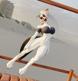 anthro asphyxiation bottomless bottomless_anthro bottomless_female bra bra_only breasts clothed clothing corpse death ear_piercing ear_ring execution feet female female_death fingers fur genitals hair hanged noose open_mouth outside piercing ring_piercing rope snuff solo tail teeth toes tongue tongue_out underwear underwear_only vulva white_body white_fur megotraun hellaverse helluva_boss mythology loona_(helluva_boss) canid canid_demon canine demon hellhound mammal mythological_canine mythological_creature 3d_(artwork) digital_media_(artwork) hi_res