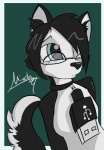black_hair chelsea_chamberlain eyewear female glasses hair karelian_bear minda necklace short_hair solo teal_eyes usb
Rating: Safe
Score: 1
User: FuzzyWuff
Date: August 01, 2010