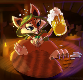 anthro bodily_fluids brown_body bubble candle cheek_tuft claws cloak_only coin container countershade_face countershade_torso countershading cup drunk drunk_bubble ejaculation eyebrows facial_tuft female fingering fingering_self furgonomic_headwear furgonomics furniture genital_fluids group half-closed_eyes holding_beer holding_container holding_cup holding_mug holding_object hood inside jewelry looking_at_viewer lying markings masturbation mostly_nude mug multicolored_body narrowed_eyes necklace on_back on_table open_mouth orgasm pawpads pink_nose public_masturbation ring_(marking) ringed_tail silhouette smile solo_focus spread_legs spreading striped_markings striped_tail stripes substance_intoxication sweat sweatdrop table tail tail_markings teeth toe_claws tongue tuft two_tone_body vaginal vaginal_fingering vaginal_fluids vaginal_masturbation vaginal_squirting white_body furnut dota valve valve_corporation hoodwink_(dota) mammal rodent sciurid tree_squirrel 2022 absurd_res hi_res