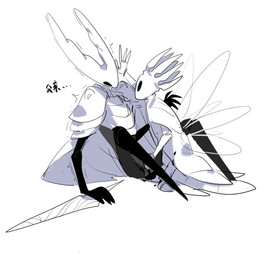 ambiguous_gender anthro apode armor between_legs black_body black_eyes black_fluid cloak clothing duo female fingering hand_against_wall horn insect_wings kabedon leaning leaning_backward legless male male/female melee_weapon parent_dom_child_sub parent_incest robe shaking simple_background sitting spread_legs spreading sword text tremble_lines trembling vaginal vaginal_fingering weapon white_armor white_background white_body white_cloak white_clothing white_head white_horn wings oxide_cat hollow_knight_(franchise) team_cherry hollow_knight_(character) pale_king_(hollow_knight) pure_vessel_(hollow_knight) arthropod vessel_(species) 2025 chinese_text hi_res shaded simple_shading sketch translated incest_(lore) male_(lore) nonbinary_(lore) parent_(lore) parent_and_child_(lore)