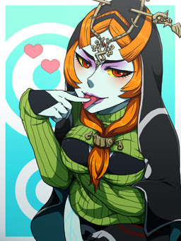 <3 blush breasts eyeshadow female hair keyhole_turtleneck looking_at_viewer makeup midna minuda59_(pixiv) not_furry orange_hair purple_lips red_eyes solo sweater the_legend_of_zelda tongue tongue_out twili twilight_princess video_games yellow_sclera
Rating: Safe
Score: 12
User: Juni221
Date: December 26, 2014 <3 blush breasts eyeshadow female hair keyhole_turtleneck looking_at_viewer makeup midna minuda59_(pixiv) not_furry orange_hair purple_lips red_eyes solo sweater the_legend_of_zelda tongue tongue_out twili twilight_princess video_games yellow_sclera
Rating: Safe
Score: 12
User: Juni221
Date: December 26, 2014