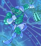 atomic_punk magical_boy male mighty_princes muscular space rickleone green_man alien humanoid orc