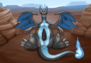 2014 3_fingers 3_toes after_sex anus barefoot blush butt charizard chubby claws cloaca cloud cum cum_in_ass cum_inside cum_on_anus cum_on_penis cum_on_tail dragon erection feral fire green_eyes happy hi_res horn lying male mega_charizard mega_charizard_x mega_evolution nintendo no_nipples nude on_back orgasm outside pecs penis pokémon precum rock shadow sharp_claws shiny sky smile solo spread_legs spreading squint theowlette toe_claws video_games wings
Rating: Explicit
Score: 7
User: toh
Date: February 15, 2014