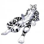 abs balls biceps big_penis black_fur claws erection fangs feline fur grey_eyes grey_fur grey_nipples grey_nose grey_penis grin humanoid_penis looking_at_viewer lying male mammal muscles nipples nude on_back pawpads paws pecs penis plain_background pose presenting sheath shebeast smile solo sweat teeth tiger toe_claws toned vein white_background white_fur white_tiger
Rating: Explicit
Score: 14
User: chdgs
Date: December 06, 2013