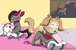 all_fours anal anal_penetration animal_genitalia animal_penis anus ass_up balls blush bodily_fluids bow_ribbon butt canine_genitalia canine_penis clenched_teeth close-up cowgirl_position cum cum_in_ass cum_inside doggystyle ears_down eyes_closed female feral feral_penetrated from_behind_position from_front_position genital_fluids genitals group hand_on_shoulder heart_symbol hearts_around_head knot knot_root knotting male male/female moan on_bottom on_top orgasm penetration penile penile_penetration penis penis_in_ass pillow pillow_grab pivoted_ears pussy pussy_juice_puddle pussy_juice_string sex teeth vaginal_fluids whiskers caluriri hasbro littlest_pet_shop littlest_pet_shop:_a_world_of_our_own littlest_pet_shop_(2012) austin_goldenpup cashmere_biskit princess_stori velvet_biskit bird_dog canid canine canis chinchilla chinchillid domestic_dog golden_retriever hunting_dog maltese mammal retriever rodent toy_dog incest_(lore) sibling_(lore) sister_(lore) sisters_(lore) twins_(lore)