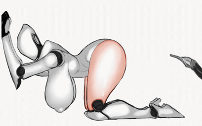 abdominal_bulge big_breasts blush breast_expansion breasts expansion eyeless female huge_breasts hyper hyper_breasts inflation machine not_furry simple_background solo tentacles white_background qps haydee_(game) haydee android humanoid robot robot_humanoid 2016 2d_animation animated motion_tweening