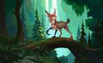 day detailed_background feral fur grass horn orange_body orange_fur outside plant solo tailhug_(artist) mythology cera_(oldmancassius) avian felid gryphon hybrid mammal mythological_avian mythological_creature 2019 digital_media_(artwork) hi_res