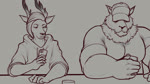 alcohol anthro anthro_on_anthro anthro_penetrated anthro_penetrating anthro_penetrating_anthro anthro_pov antlers assertive_anthro assertive_male ball_slap balls balls_deep balls_on_face barazoku belly beverage big_belly big_penis blush bodily_fluids body_part_in_mouth bouncing_balls bubble clothing cum cum_in_mouth cum_inside cum_on_hand cum_on_penis deep_throat deep_voice dialogue dirty_talk dominant dominant_anthro dominant_male dominant_pov drinking drinking_cum drunk drunk_bubble duo erection eye_contact eyelashes face_fucking fellatio first_person_view fluffy fur furniture genital_fluids genitals hair hat hat_over_eyes headgear headwear hidden_eyes hoodie horn humanoid_genitalia humanoid_penis irrumatio long_hair looking_at_another looking_at_genitalia looking_at_partner looking_at_penis looking_at_viewer male male/male male_penetrated male_penetrating male_penetrating_male male_pov mature_male moan multiple_angles no_homo one_sided_climax open_mouth oral oral_only oral_penetration orientation_play overweight overweight_anthro overweight_male penetrating_pov penetration penile penile_penetration penis penis_in_mouth pornographic_short_film presenting presenting_penis pubes public questionable_consent sex simple_background slap sound_effects stated_heterosexuality stated_sexuality stool straight_to_gay submissive submissive_anthro submissive_male substance_intoxication sudden tavern text throbbing throbbing_penis topwear trucker_hat unzipped unzipped_pants vein zipper daxhush sound_warning umbra_(umbradur) canid canine deer domestic_cat felid feline felis maine_coon mammal 16:9 2022 2d_animation animated digital_drawing_(artwork) digital_media_(artwork) english_audio english_text frame_by_frame long_playtime monochrome sketch sound subtitled voice_acted webm widescreen