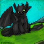 ambiguous_gender black_body black_scales feral membrane_(anatomy) membranous_wings scales solo tail wings zeriara dreamworks european_mythology how_to_train_your_dragon mythology toothless dragon fury_(httyd) mythological_creature mythological_scalie night_fury scalie western_dragon 1:1 2010