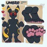 4_fingers 4_toes ambiguous_gender anthro claws digitigrade feet fingers foot_focus pawpads paws red_sclera smile soles solo standing thick_thighs toes jammerhighwind nintendo pokemon eeveelution generation_2_pokemon pokemon_(species) umbreon 1:1 hi_res model_sheet