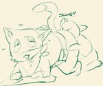anal anthro belt big_butt bodily_fluids butt duo heart_symbol kerchief male male/male markings mask oral raised_tail rimming sex slurp sweat sweatdrop tail tail_markings pandogbutt persona_(series) persona_5 morgana_(persona) domestic_cat felid feline felis mammal tuxedo_cat absurd_res hi_res