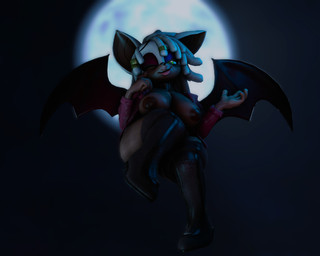 anthro big_breasts breasts clothed clothing female glowing glowing_eyes hair looking_at_viewer nipples simple_background solo wings byt-e twilightv0ids_(modeler) sega sonic_the_hedgehog_(series) rouge_the_bat rouge_the_bat_(kailewds) bat mammal 3d_(artwork) digital_media_(artwork) hi_res source_filmmaker_(artwork)