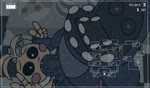 4_fingers anthro anthro_on_anthro anthro_penetrated anthro_penetrating anthro_penetrating_anthro balls battery_life beakless big_dom_small_sub big_penis black_sclera blue_balls blue_body blue_ears blue_penis camera_view checkered checkered_floor clothing deep_throat dominant dominant_male double_v_sign duo erection face_fucking female female_anthro female_penetrated fingers food furniture genitals gesture hand_gesture hand_on_another's_head hand_on_head high-angle_view huge_penis inside interspecies irrumatio kneeling kneeling_oral_position larger_male looking_at_viewer looking_up looking_up_at_viewer machine male male/female male_anthro male_penetrating male_penetrating_female oral oral_penetration panties penetration penile penis penis_in_mouth pink_cheeks pink_clothing pink_panties pink_underwear pizza plate red_eyes security_footage sex sharp_teeth size_difference smaller_female smaller_penetrated standing submissive submissive_female table teeth text underwear v_sign vein veiny_penis white_bib white_eyes white_text yellow_body bav five_nights_at_freddy's five_nights_at_freddy's_2 scottgames toy_chica_(fnaf) withered_bonnie_(fnaf) animatronic avian bird chicken galliform gallus_(genus) lagomorph leporid mammal phasianid rabbit robot robot_anthro 2024 2d_animation animated digital_media_(artwork) loop no_sound short_playtime webm