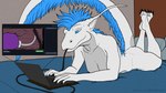 anthro bedroom breasts computer electronics endoscope endosoma fangs female internal laptop livestream nude object_vore safe_vore solo tail teasing teeth toy vore rebeldragon101 mythology snapchat christa_(rebeldragon101) dragon mythological_creature mythological_scalie scalie carnivore 16:9 hi_res widescreen