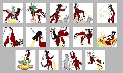 animal_genitalia animal_penis anthro antlers anus balls bathing black_body black_claws black_fur bodily_fluids brown_antlers butt claws crotch_shot dewclaw duo equine_genitalia equine_penis feral feral_peeing fountain front_view fully_sheathed fur genital_fluids genitals golden_shower half-erect hiked_leg horn hot_tub low-angle_view male male/male male_peeing moan nude peeing peeing_in_pool peeing_in_shower peeing_into_fountain peeing_into_pool peeing_into_urinal peeing_into_water peeing_on_another peeing_on_chest peeing_on_ground peeing_on_plant peeing_on_self peeing_on_wall peeing_together peeing_while_erect penis penis_tip plant plant_pot potted_plant presenting presenting_anus presenting_hindquarters proud raised_hindleg raised_leg raised_tail rear_view red_body red_fur riding sheath showering side_view simple_background sleeping solo spots tail telegram_sticker three-quarter_view tongue tongue_out underbelly urinal urine urine_bath urine_on_belly urine_on_body urine_on_chest urine_on_fur urine_on_ground urine_on_self urine_on_tail urine_on_wall urine_pool urine_pooling urine_splash urine_splatter urine_spray urine_stream watersports white_spots yellow_urine halapmir sanguine_(sanguinederg) ych_(character) canid canine felkin mammal multiple_scenes