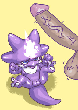 balls duo erection female feral genitals interspecies loli male male/female neonate penis purple_body simple_background tail tongue tongue_out vulva young young_female young_feral sneakydickey nintendo pokemon generation_8_pokemon human mammal pokemon_(species) toxel digital_media_(artwork) hi_res