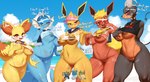 2024 absurd_res anthro anthrofied areola areola_slip beach bodily_fluids bottomless bottomless_female breasts burgerkiss camel_toe canid canid_demon canine clothed clothing conditional_dnp day demon detailed_background dripping eevee eeveelution expression_avatar female female_focus fennekin flareon generation_1_pokemon generation_2_pokemon generation_4_pokemon generation_6_pokemon genital_fluids genitals glaceon group hand_on_breast heart_eyes heart_symbol hellhound hi_res houndoom jolteon leafeon looking_at_viewer lucario male mammal musk musk_clouds mythological_canine mythological_creature mythology navel nintendo open_mouth open_smile outside pokemon pokemon_(species) pokemorph pussy pussy_juice_drip school_uniform seductive smile take_your_pick thong translucent translucent_clothing under_boob underwear uniform vaginal_fluids vaporeon visor