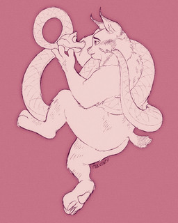anthro blush butt coiling cuddling duo eye_contact feral looking_at_another male male/male nude pawpads romantic romantic_couple smile rigskoza disney zootopia gary_de'snake pawbert_lynxley canada_lynx felid feline lynx mammal pit_viper reptile scalie snake viper hi_res
