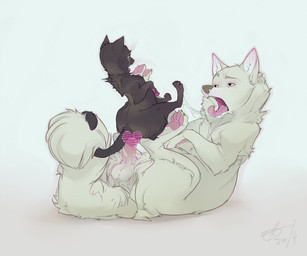 balls big_dom_small_sub canine cat censored dog duo feline female feral interspecies licking male male/female mammal penis saliva sex size_difference tongue tongue_out wolf xepxyu

Rating: Explicit
Score: 9
User: Enthusiast
Date: February 03, 2015