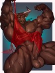 2024 abs anthro areola balls barazoku beard biceps big_balls big_muscles big_penis blue_background border bovid bovine cattle ear_piercing ear_tag erection eyebrows facial_hair facial_piercing flexing fur genitals grey_border hair hi_res horn huge_balls huge_muscles huge_penis huge_thighs humanoid_genitalia humanoid_penis looking_at_viewer male mammal manly muscular muscular_anthro muscular_male navel nipples nose_piercing nose_ring nude obliques oldshep pecs penis piercing quads ring_piercing serratus signature simple_background sitting smile solo thick_penis thick_thighs translucent triceps tuft vein