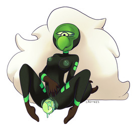 1_eye arthropod_abdomen beak blush breasts egg female genitals hair nipples oviposition smile solo vulva white_hair cavitees cartoon_network steven_universe centipeetle alien alien_humanoid animal_humanoid arthropod arthropod_humanoid corrupted_gem gem_(species) humanoid insect insect_humanoid nephrite_(gem_species) hi_res