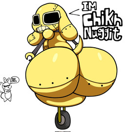 anthro big_butt butt fur huge_butt machine male metal text wheel wheel_feet yellow_body yellow_fur lucaslora chikn_nuggit chikn_nuggit_(chikn_nuggit) hawt_saus_(chikn_nuggit) robot_chikn bird_dog canid canine canis domestic_dog golden_retriever hunting_dog mammal retriever robot robot_anthro