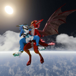 anal anal_penetration anthro blue_body blue_fur claws dominant duo erection from_behind_position fur genitals knot male male/male male_penetrated male_penetrating male_penetrating_male membrane_(anatomy) membranous_wings midair nude paws penetration penile penile_penetration penis penis_in_ass red_body red_fur scales sex tail wings endoras endoras_(character) gigi2k canid canine mammal rexouium 1:1 3d_(artwork) 3d_animation animated blender_(artwork) digital_media_(artwork) hi_res no_sound short_playtime video