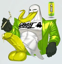 abs balls beverage drinking_straw energy_drink erection genitals glans humanoid_genitalia humanoid_penis male muscular muscular_male penis simple_background solo tongue tongue_out white_background kogito digital_drawing_(artwork) digital_media_(artwork) hi_res