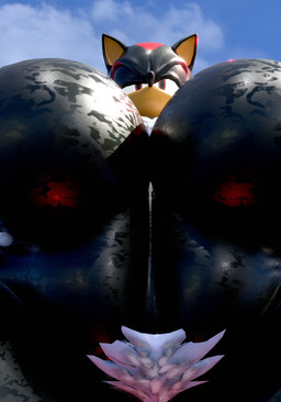 anthro areola big_breasts bodily_fluids breasts crossgender eyelashes eyeshadow female fur gender_transformation glistening glistening_body glistening_skin hair huge_breasts huge_thighs low-angle_view makeup narrowed_eyes overweight pubes red_body red_eyes red_fur red_hair solo sweat sweaty_body sweaty_breasts sweaty_legs sweaty_thighs thick_thighs transformation polygone_arts sega sonic_the_hedgehog_(series) shadow_the_hedgehog 3d_(artwork) absurd_res adobe_photoshop_(artwork) blender_(artwork) blender_cycles_(artwork) digital_media_(artwork) hi_res huge_filesize