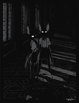 adolescent anthro black_body black_fur bleak_ambiance bottomwear clothing collared_shirt darkness duo fur glowing glowing_eyes kemono male male/male pointy_ears school_uniform shirt shorts student suspenders topwear uniform window_light young young_anthro young_male nagabe the_wize_wize_beasts_of_the_wizarding_wizdoms_(mucknagabe) allhoff_(mucknagabe) carreras_(mucknagabe) bat leaf-nosed_bat mammal microbat vampire_bat yangochiropteran dark_theme greyscale monochrome
