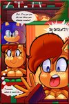 2:3 absurd_res anthro archie_comics breasts canon_couple chipmunk christmas cloudz comic digital_media_(artwork) duo english_text eulipotyphlan female gift ground_squirrel hedgehog hi_res holidays male male/female mammal nude rodent sally_acorn sciurid sega sonic_the_hedgehog sonic_the_hedgehog_(archie) sonic_the_hedgehog_(comics) sonic_the_hedgehog_(series) superbunnygt surprise text