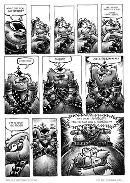 angry anthro armor belly big_belly biped dialogue floating_eyebrows group headgear helmet hug male moobs nipples open_mouth overweight overweight_male pointy_speech_bubble scared solo speech_bubble text yelling yelling_at_another jwbalsley boss_rat chester_the_rat stinky_the_rat mammal murid murine rat rodent 2025 comic english_text hi_res