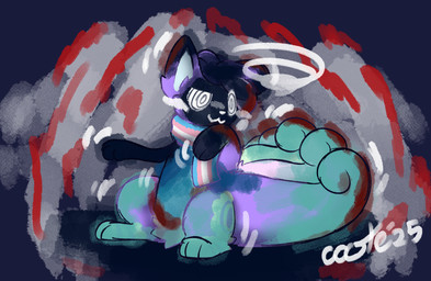 abstract_background blush blush_stickers emanata fur hair_color_change hypnosis lgbt_pride mind_control motion_lines multi_tail multicolored_body multicolored_fur multicolored_neckwear multicolored_scarf neckwear owo pride_color_neckwear pride_color_scarf pride_colors ringed_eyes scarf smug solo species_transformation tail tf_into_fictional_character transformation transgender_pride_colors white_blush castesystem nintendo pokemon rain_world videocult inv_(rain_world) willow_(willowpoke) generation_1_pokemon pokemon_(species) slugcat vulpix colored_sketch hi_res signature sketch nonbinary_(lore) trans_(lore)