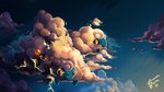 ambiguous_gender cloud duo electricity feral lightning outside charlatan-of-doom nintendo pokemon generation_2_pokemon mareep pokemon_(species) 16:9 2021 4k absurd_res hi_res widescreen