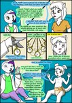 2020 anthro biped clothing collaboration comic detailed_background dialogue diaper duo english_text eyes_closed female fur hair hi_res hypnosis kammypup_(artist) mind_control panel_skew runt_(artist) shirt sitting speech_bubble standing text topwear young young_anthro
