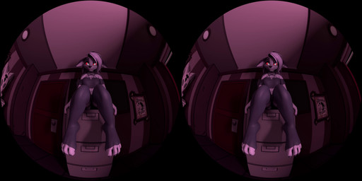 anthro blush bottomless bottomless_female breasts clothed clothing cunnilingus_pov female fur genitals hair inside looking_at_viewer panties red_sclera solo spread_legs spreading tail underwear undressing virtual_reality vulva white_body white_fur dr_whooves_(artist) kaylafox_(modeler) hellaverse helluva_boss mythology loona_(helluva_boss) canid canid_demon canine canis demon hellhound mammal mythological_canine mythological_creature 2:1 3d_(artwork) 3d_animation absurd_res animated digital_media_(artwork) hi_res high_framerate huge_filesize long_playtime no_sound side_by_side_stereogram stereogram video