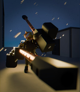 akimbo anthro bulletproof_vest cybernetic_eye cybernetics cyberpunk eyewear female gun machine ranged_weapon solo sunglasses weapon haolde ha1 canid canine canis mammal wolf 3d_(artwork) blender_(artwork) blender_cycles_(artwork) digital_media_(artwork) hi_res