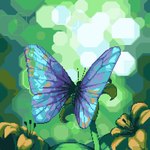 ambiguous_gender antennae_(anatomy) feral flower insect_wings iridescent iridescent_wings lepidopteran_wings plant solo wings hbystuff arthropod butterfly insect lepidopteran 1:1 2023 animated digital_media_(artwork) pixel_(artwork) pixel_animation short_playtime