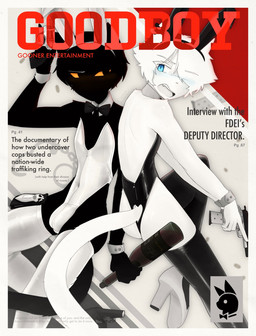 9x29 back_to_back black_body black_hair blue_eyes bottle bow_tie bracelet bunny_costume butt clothed clothing container costume deep_navel duo femboy footwear good_boy gooner gun hair handgun high_heels jewelry looking_at_another m1911 magazine male male/male navel pistol playboy_bunny playboy_bunny_logo quote ranged_weapon red_text revolver s&w_m10 shoes shoulder_blades skimpy skinny slim_male small_waist tail text title weapon white_body white_hair yellow_eyes dullanboi playboy kiran_mann_(dullanboi) ming_yue_chen_(dullanboi) felid feline humanoid mammal cover cover_art cover_page hi_res magazine_cover